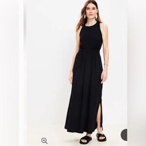 Loft midi dress with cross back petite xxs